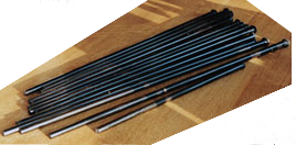 Wooden walking sticks