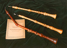 Instrument Collection with Rock Maple and Boxwood Cor Anglais by Grundmann